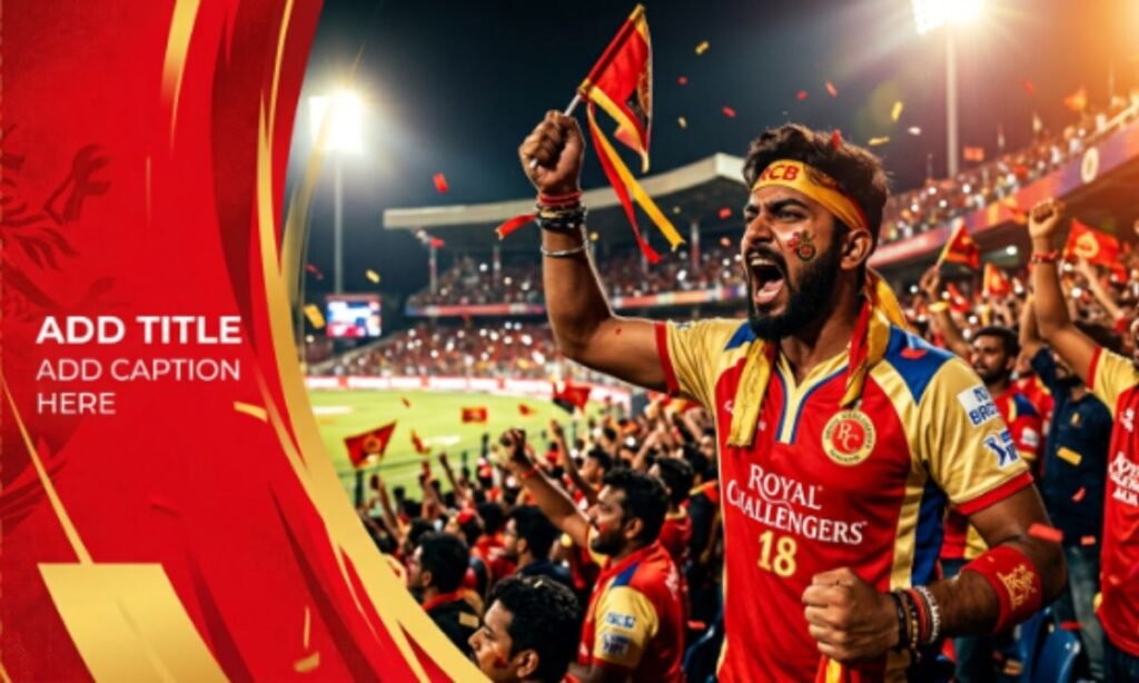 RCB Fan Forever Captions