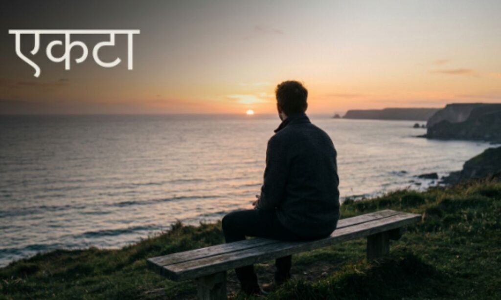 Alone Caption in Marathi