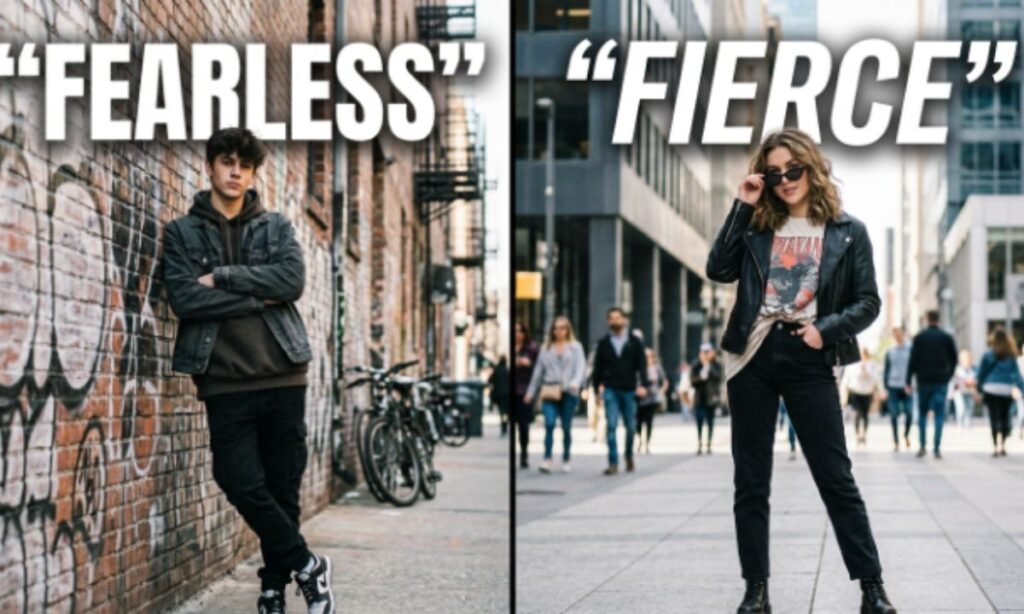 Attitude Captions for Boys and Girls One Word