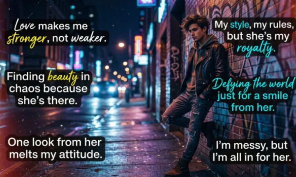 Attitude Captions for Boys in Love