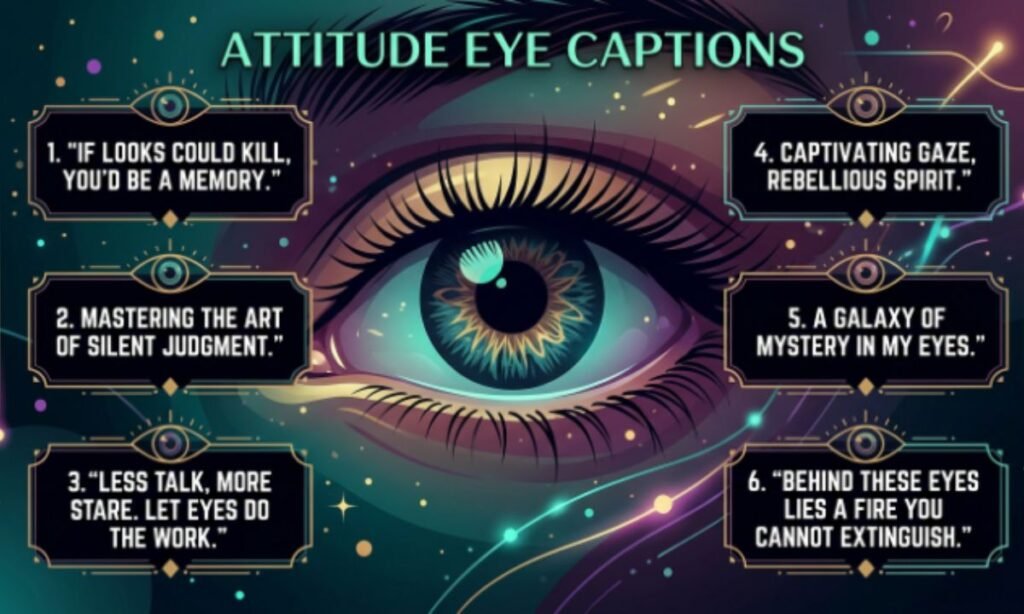 Attitude Eye Captions