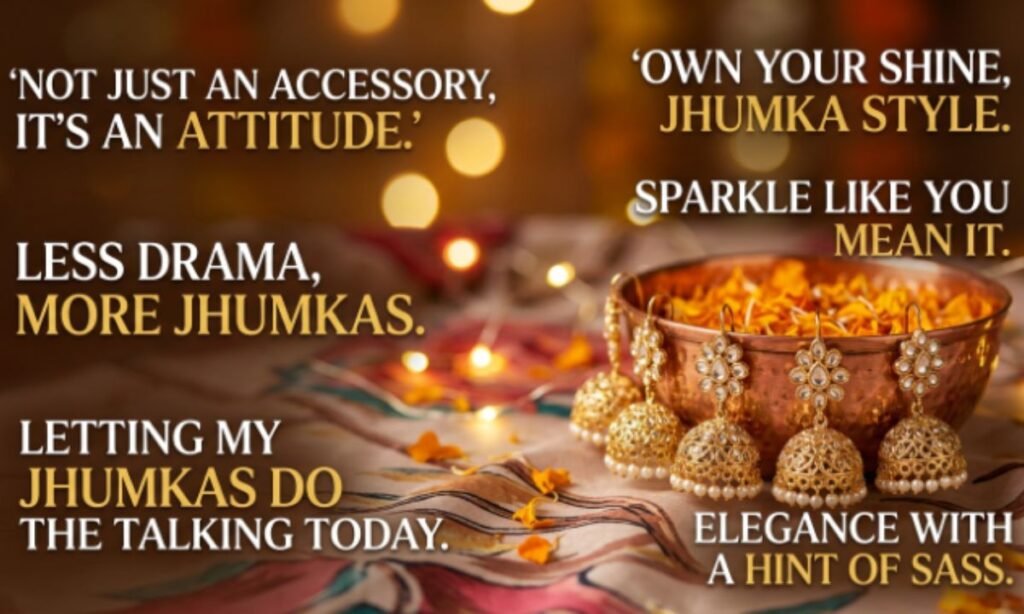 Attitude Jhumka Captions
