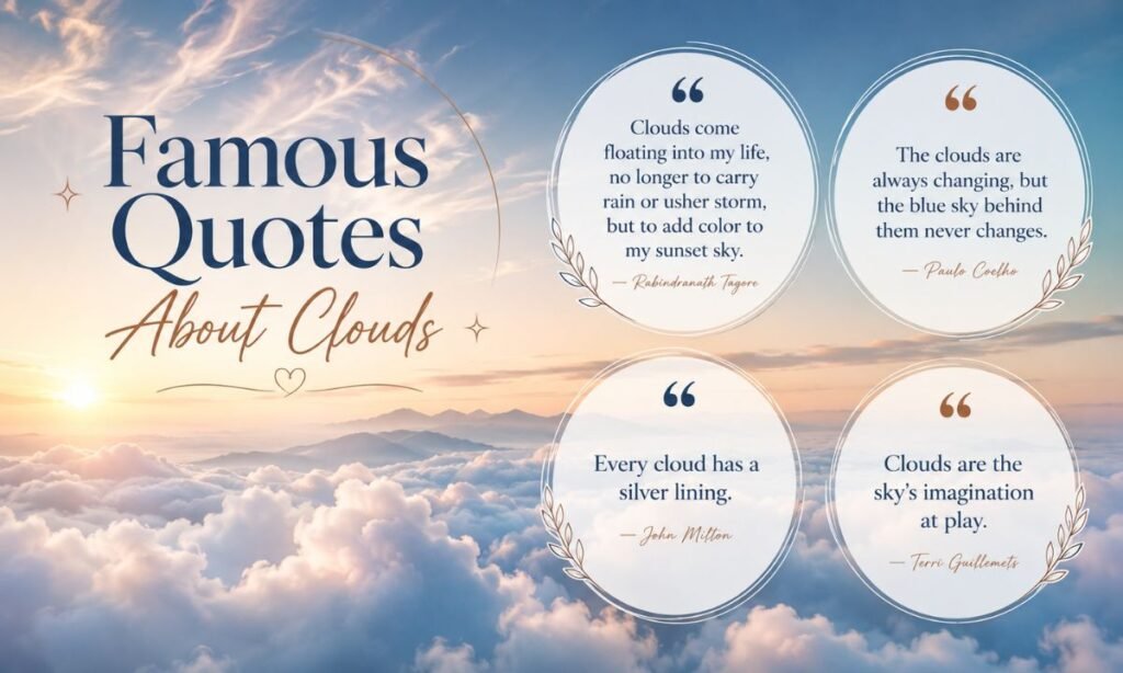 Famous Quotes About Clouds