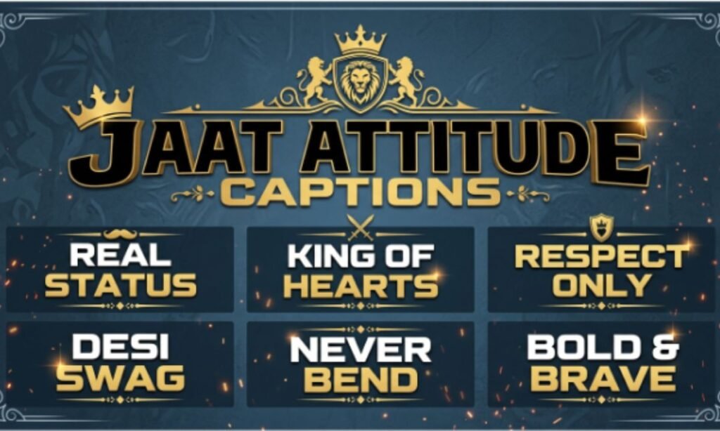 Jaat Attitude Captions