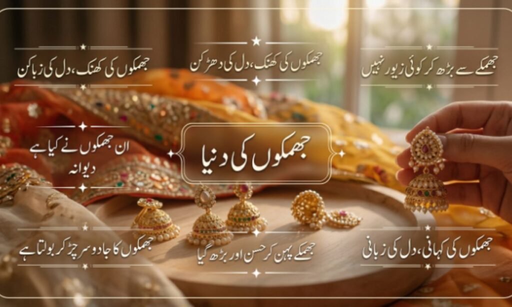 Jhumka Captions for Instagram in Urdu