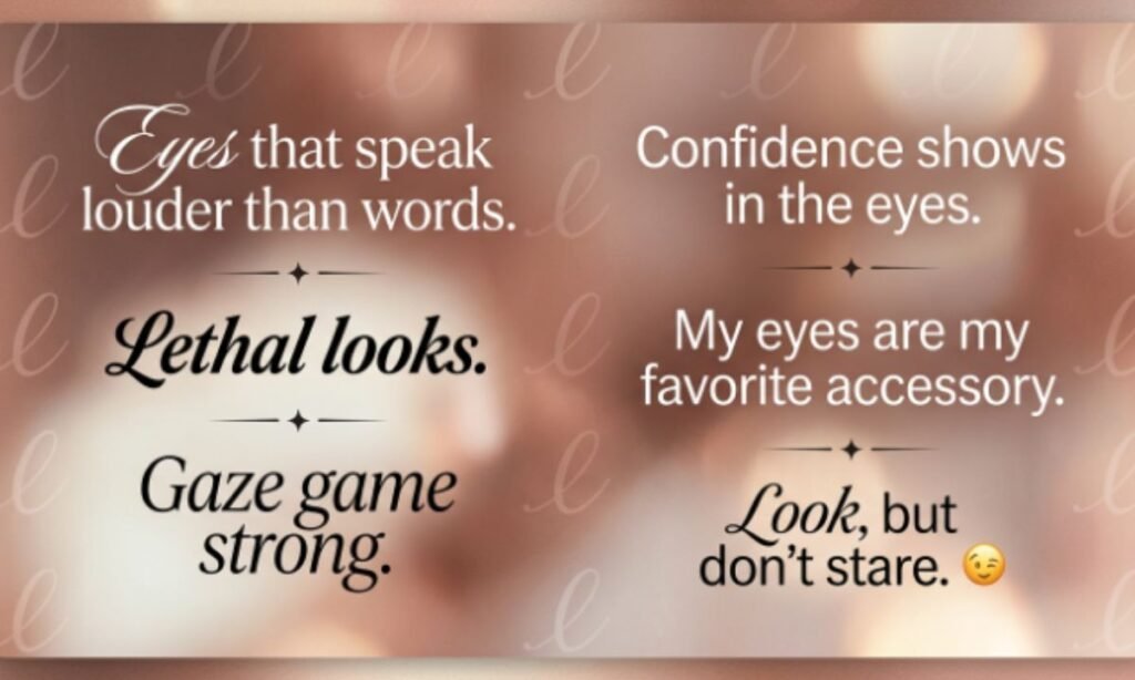 Killing Eyes Captions for Instagram for Girl