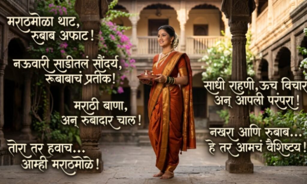 Marathi Look Attitude Captions