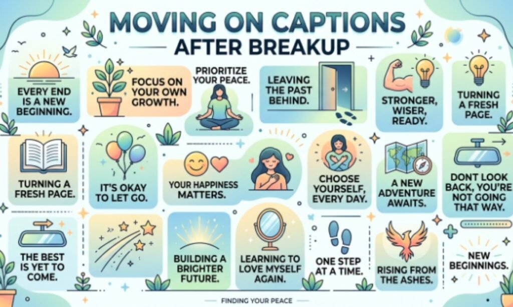 Moving On Captions After Breakup