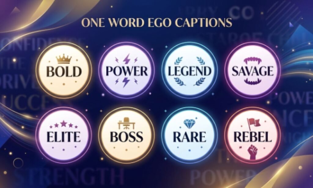 One Word Ego Captions
