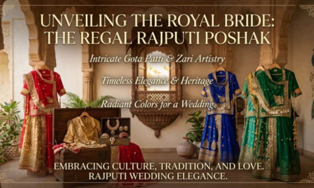 Rajputi Poshak Captions for Wedding