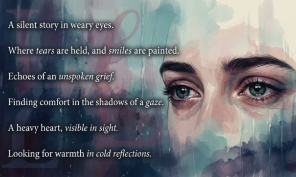 Sad Eye Captions