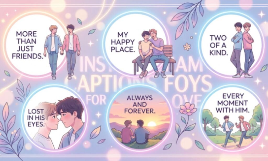 Short Instagram Captions for Boys Love