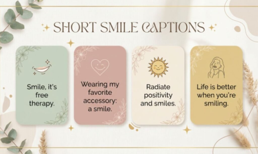 Short Smile Captions