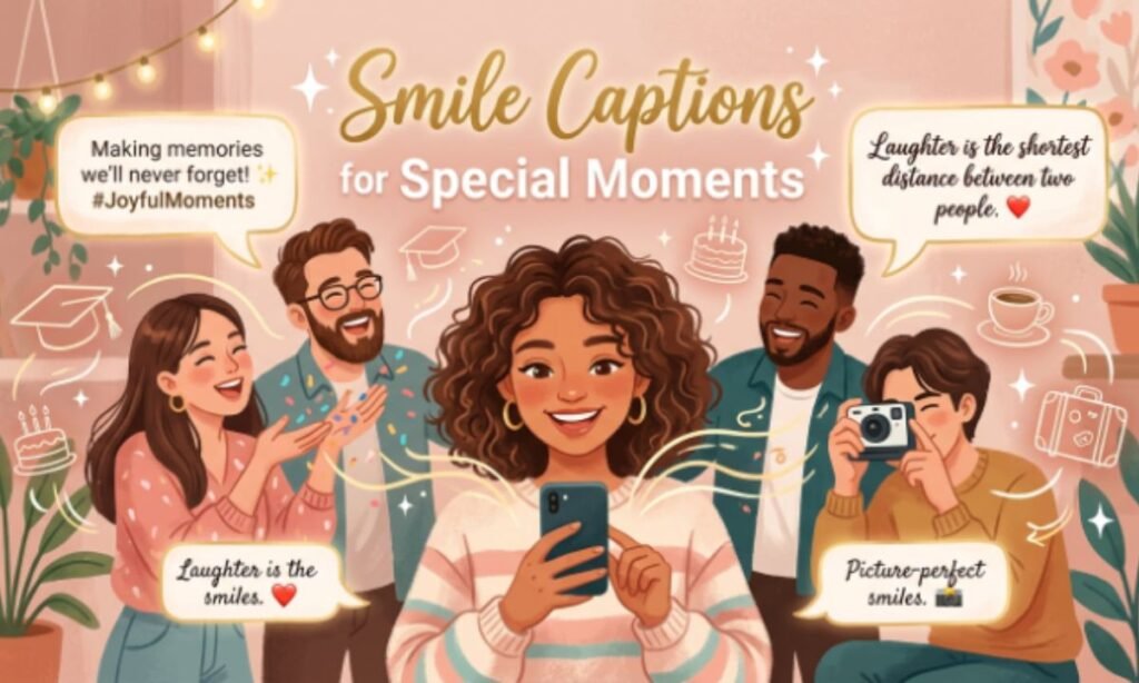 Smile Captions for Special Moments