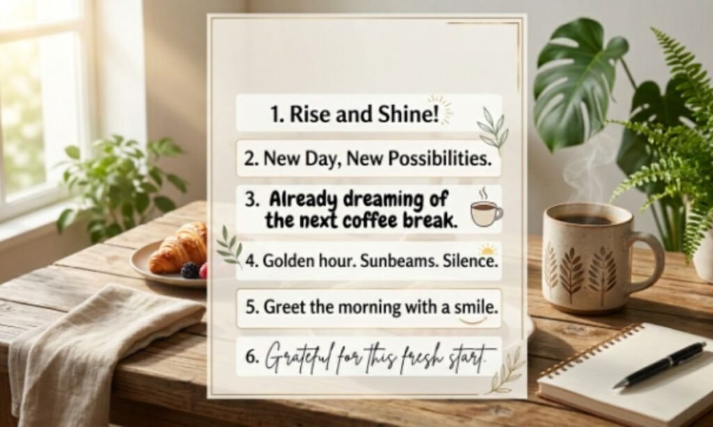 Trending Morning Captions