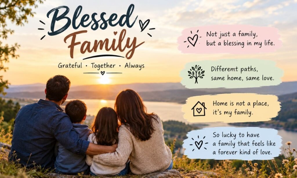 Blessed Family Captions for Instagram