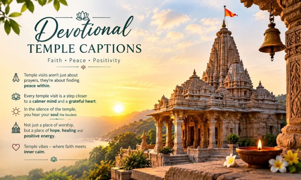 Devotional Temple Captions
