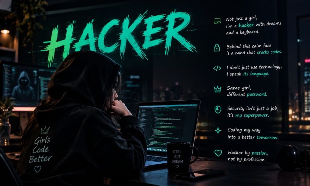 Hacker Instagram Captions for Girls