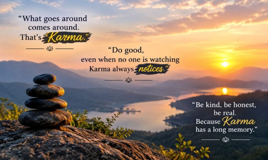 Inspirational Quotes About Karma