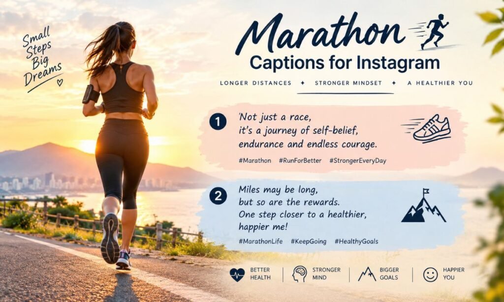 Marathon Captions for Instagram