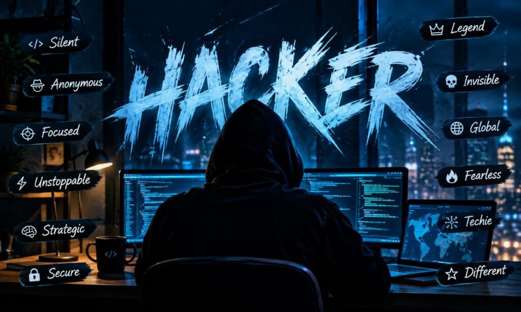 One-word Hacker Instagram Captions