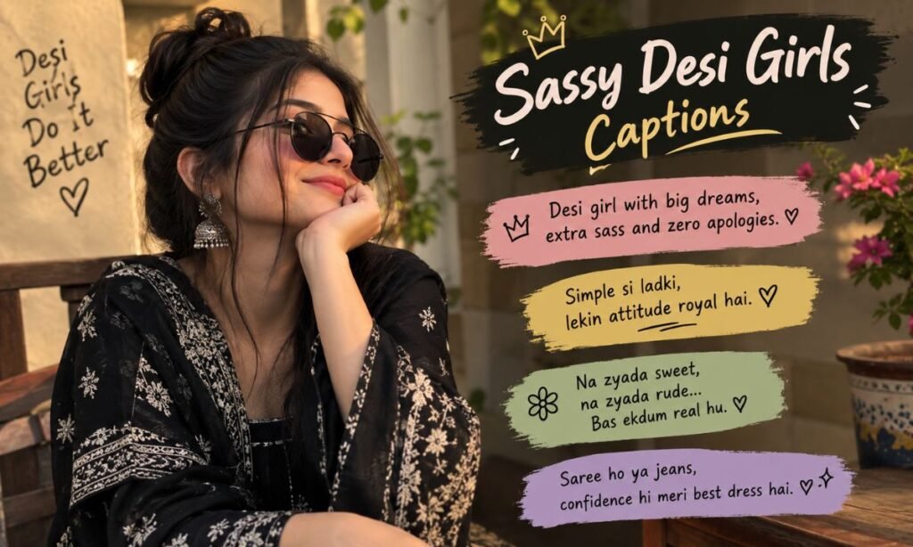 Sassy Desi Girls Captions