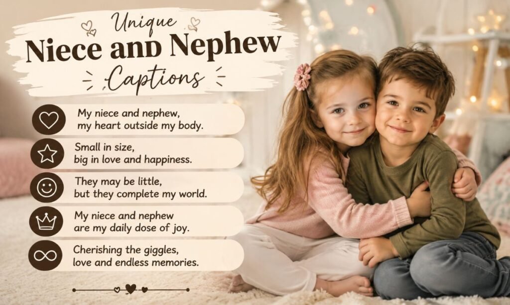 Unique Niece and Nephew Captions