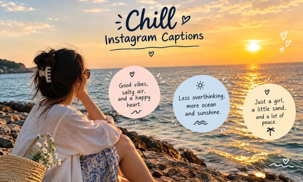 Chill Instagram Captions for Girls