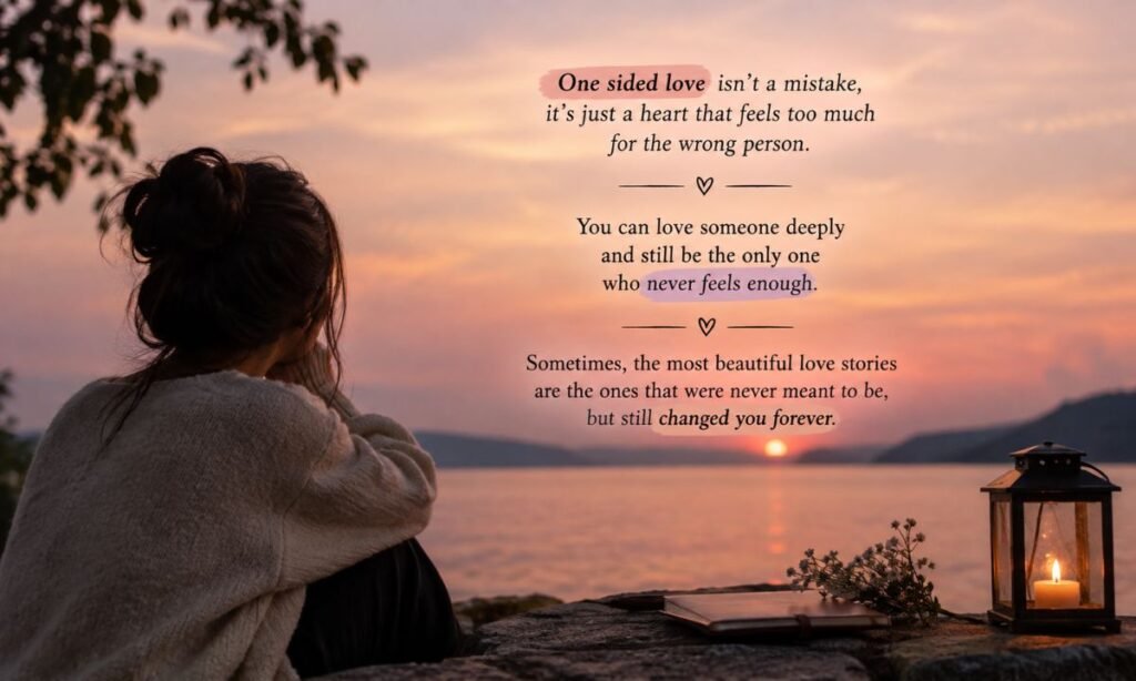 Deep One Sided Love Quotes