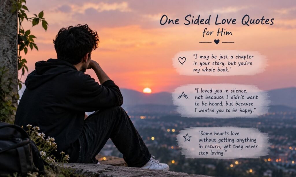 One Sided Love Quotes for Him