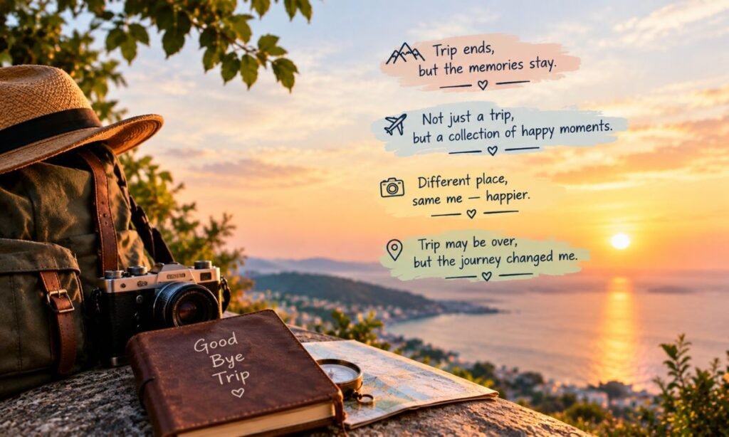 Trip End Quotes for Instagram