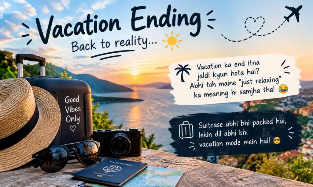 Vacation Ending Instagram Captions Funny