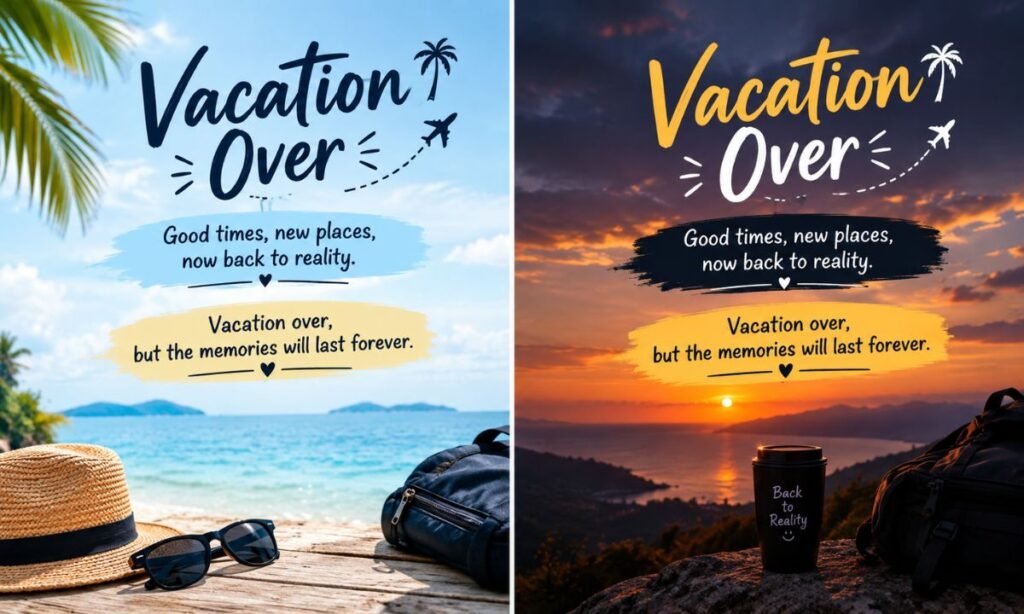 Vacation Over Captions