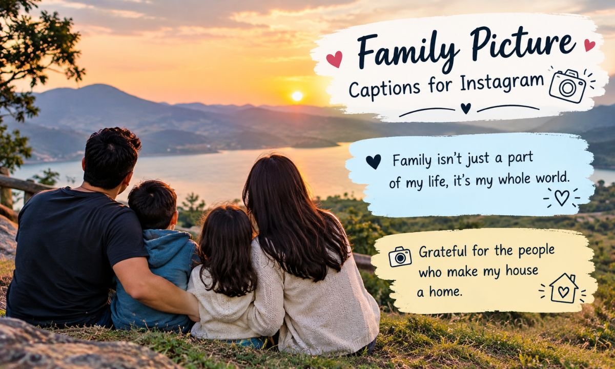 Family Picture Captions for Instagram