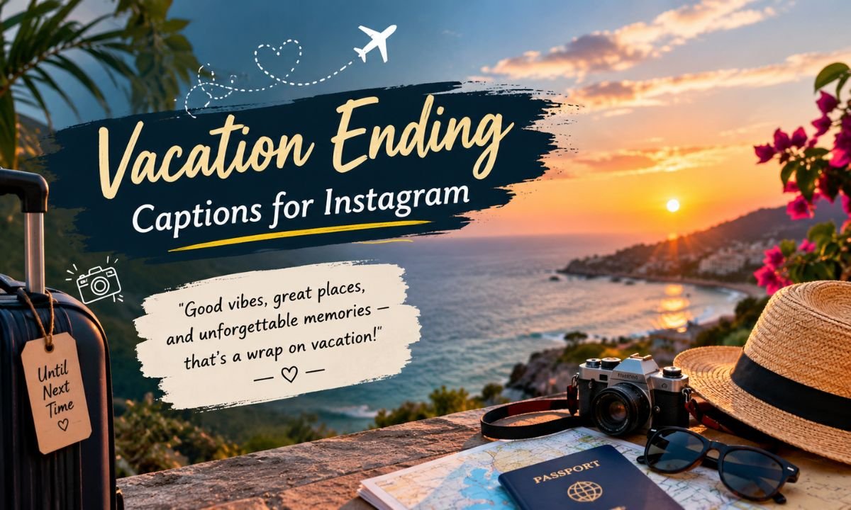 Vacation Ending Captions for Instagram